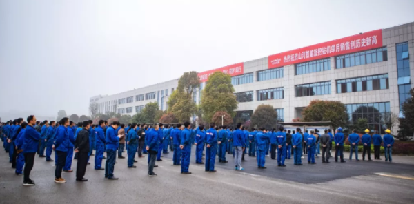 跑出加速度，山河智能销售发货创新高