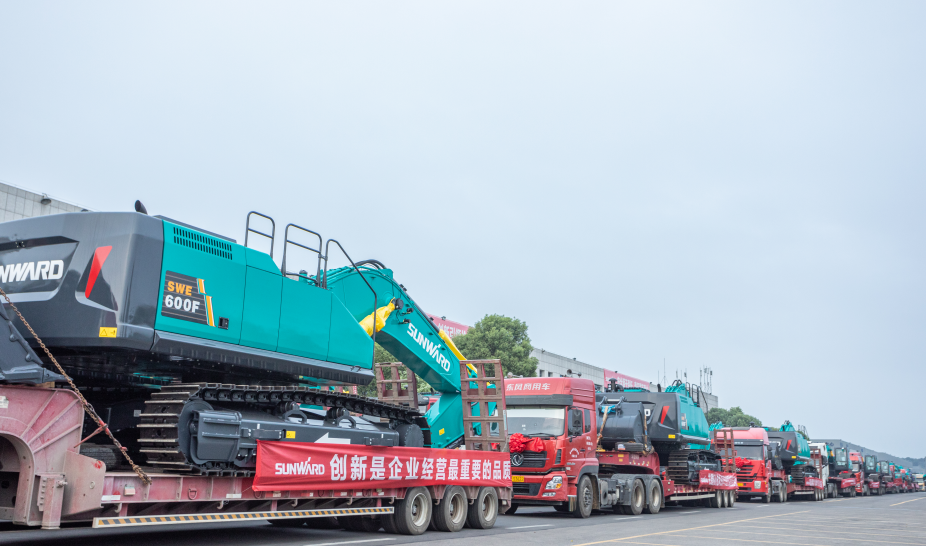 里程碑！山河智能出口欧洲第20000台暨大型挖掘机批量交付仪式成功举行