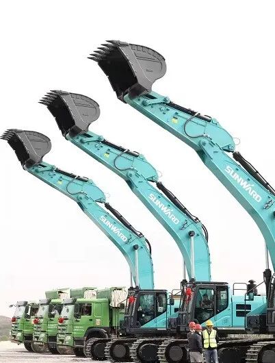 山河智能挖掘机亮相贵阳大数据科创城项目开工仪式