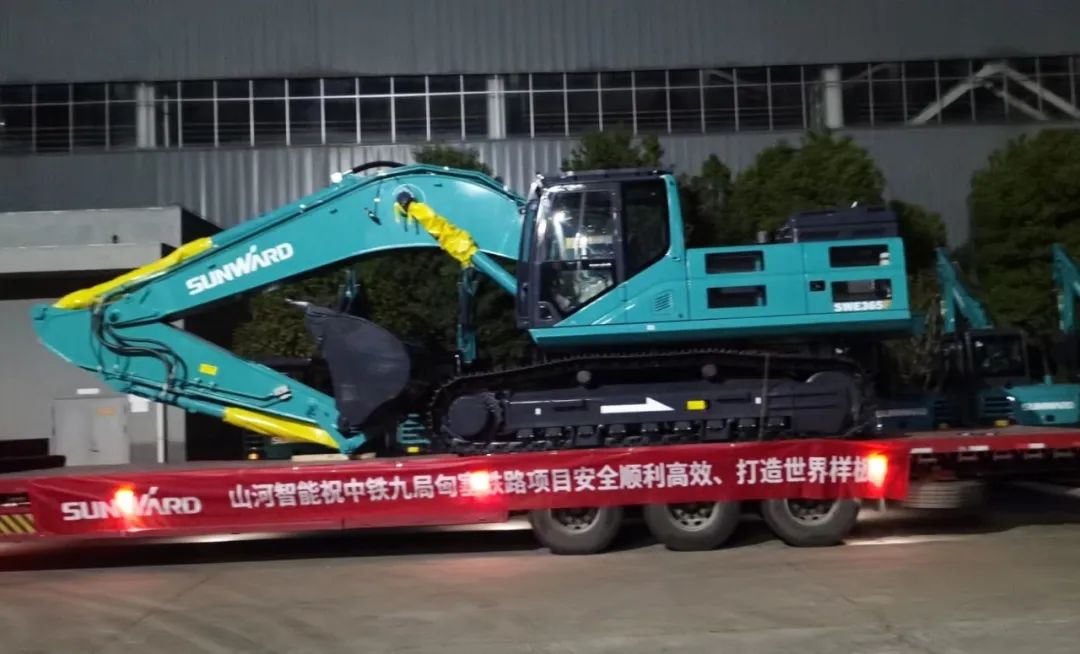 共建“一带一路”！山河智能携手中铁九局助力匈塞铁路建设