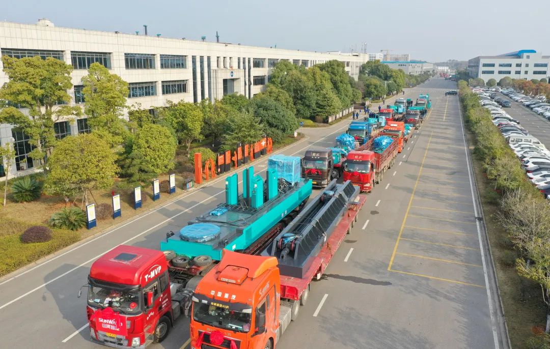 喜迎龙抬头！山河智能大吨位PDP工法引孔式静力压桩机出征哥伦比亚