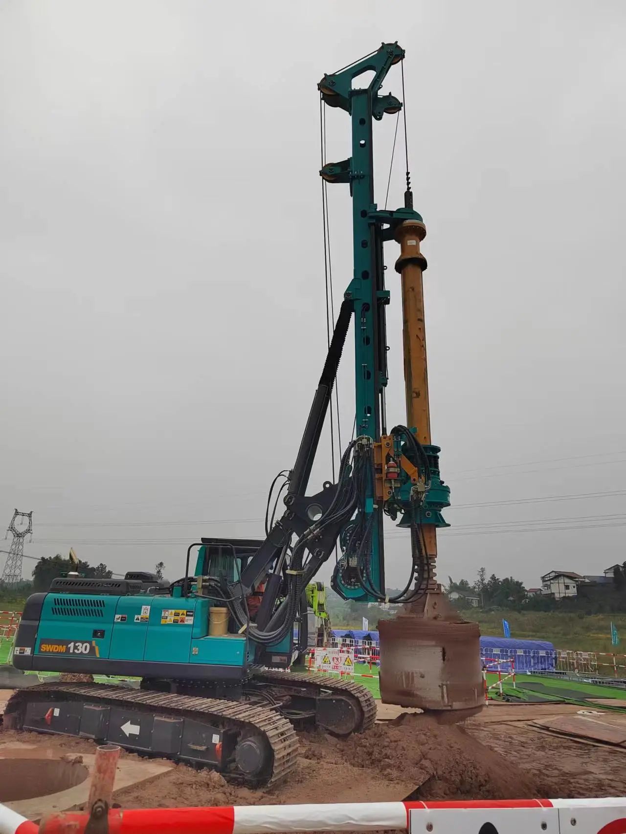 “强将”出击！山河智能旋挖钻机助力哈密送重庆特高压工程