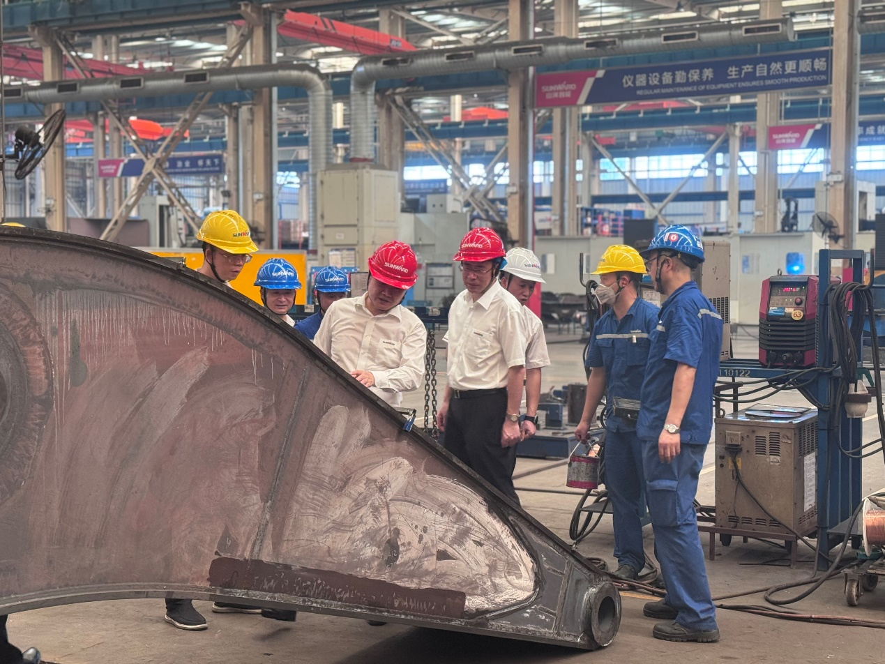 战高温，保安全--山河智能开展高温防暑专项安全检查